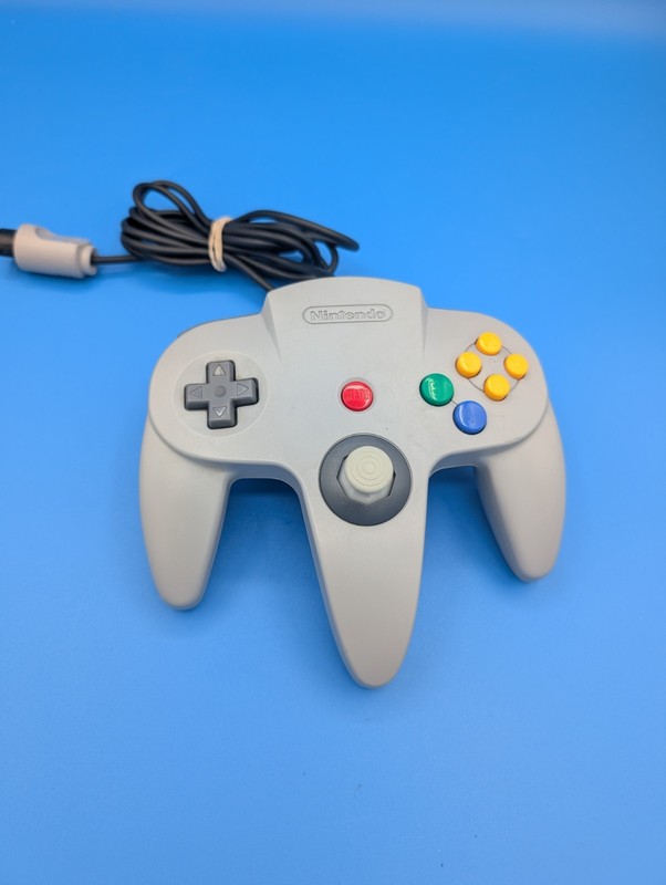 Nintendo 64 N64 Grey Original Controller Tested Authentic Hall Effect Stick OEM