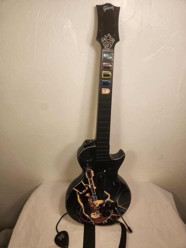 PS3 Guitar Hero SLASH Les Paul Wireless Controller 95121.805 w/ Dongle and Strap