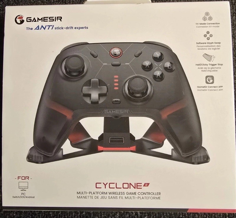 GameSir- Cyclone2 Wireless Gaming Controller- Black/Red ***