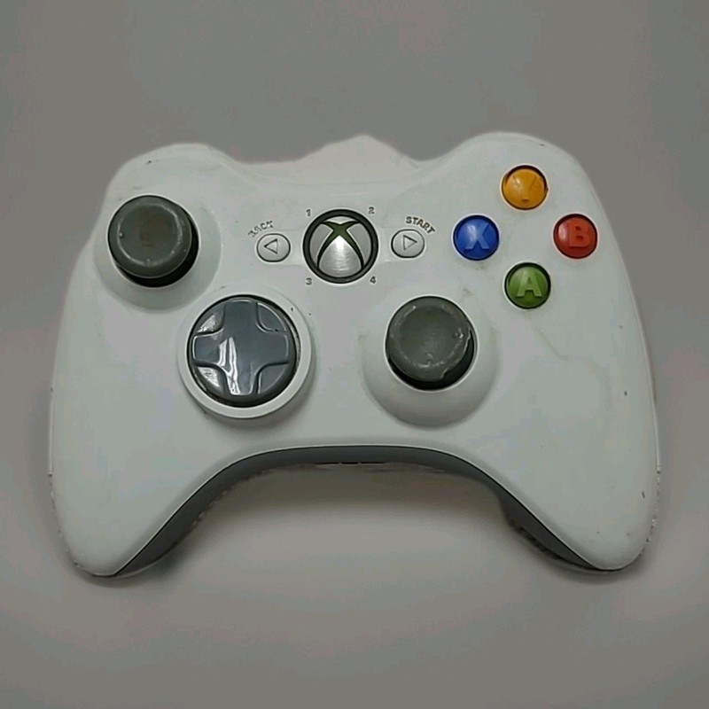 Microsoft Xbox 360 Wireless Controller White Genuine Tested & Working OEM