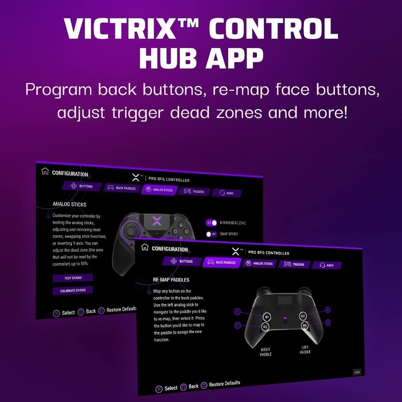 Playstation Victrix PRO BFG Wireless Modular Controller For PS5/PS4 XBOX Windows gallery