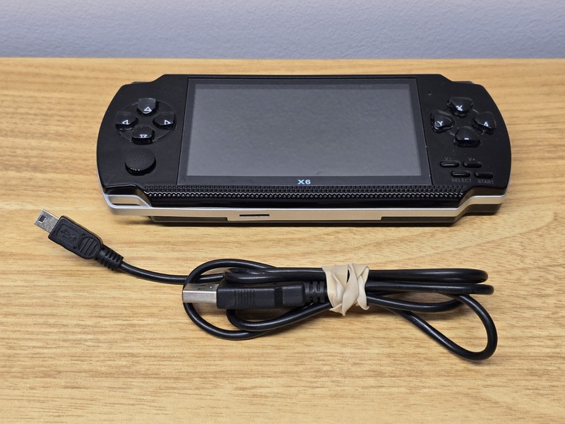 Handheld Game X6 8GB 4″ Inch Screen With Charging Cable