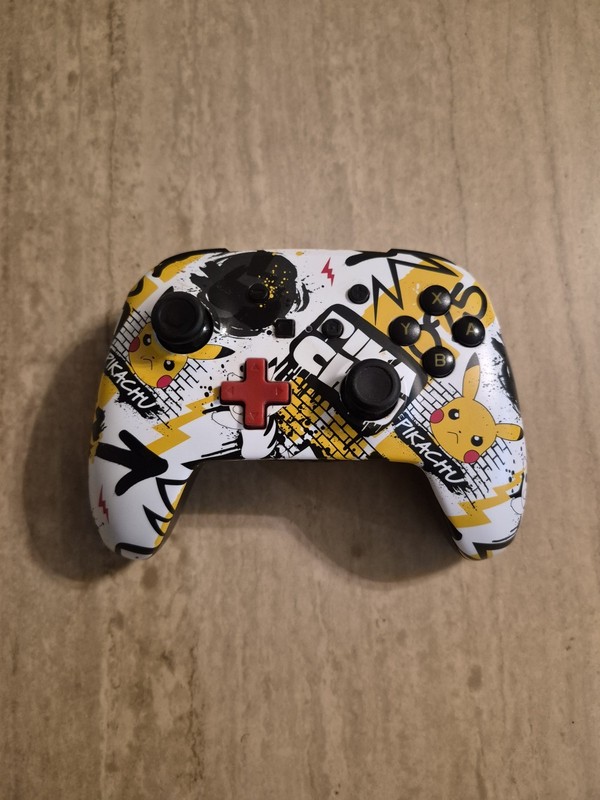 PowerA Enhanced Pokemon Wireless Controller for Nintendo Switch Pikachu Graffiti