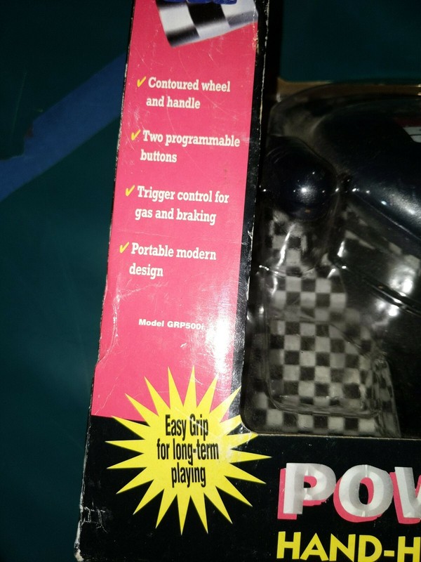 Vintage Micro innovations Indianapolis 500 Power Grip Hand Held Racing Wheel gallery