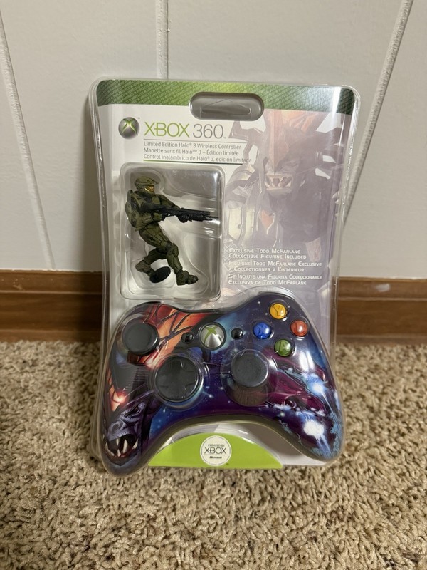 Factory Sealed Limited Edition Halo 3 Wireless Controller Todd McFarlane