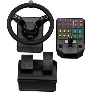 Logitech G Heavy Equipment Bundle Wheel Pedals Side Panel PC Xbox PS