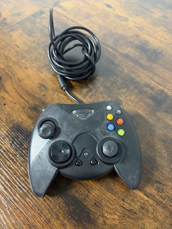 Pelican Trick Controller Black Xbox Original PL-2001 PL-2002 No Breakaway
