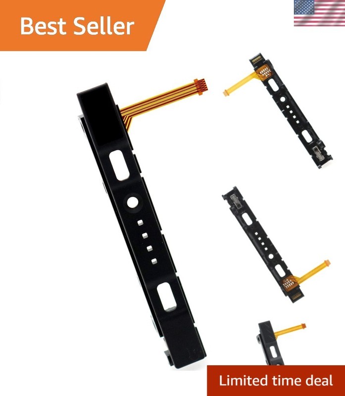 OEM Left Slide Rail Replacement for Switch Joy-Con Controller with Flex Cable