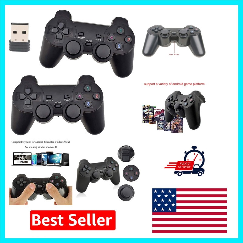 2.4GHz Wireless Gamepad Joystick for PC – Ergonomic and Precise Control
