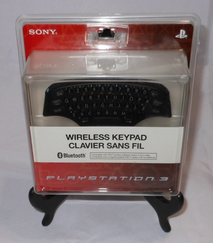 PlayStation 3 Wireless Keypad for PS3 Controller CECHZK1UC (New/Sealed)
