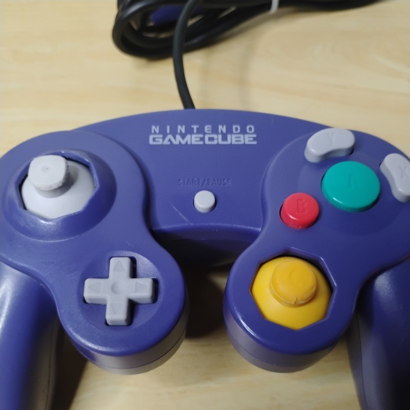 OEM Nintendo GameCube DOL-003 Wired Controller Indigo Tested WORKS FREE SHIPPING gallery