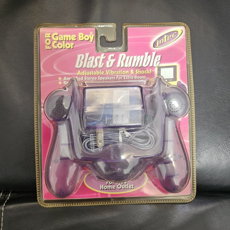 Intec Blast & Rumble Vibration Speaker Attachment for Nintendo Game Boy Color