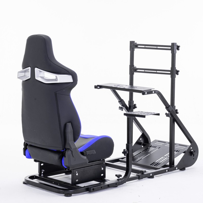 Racing Wheel Cockpit for Fanatec Logitech PS5 Xbox w/ Adjustable Seat gallery
