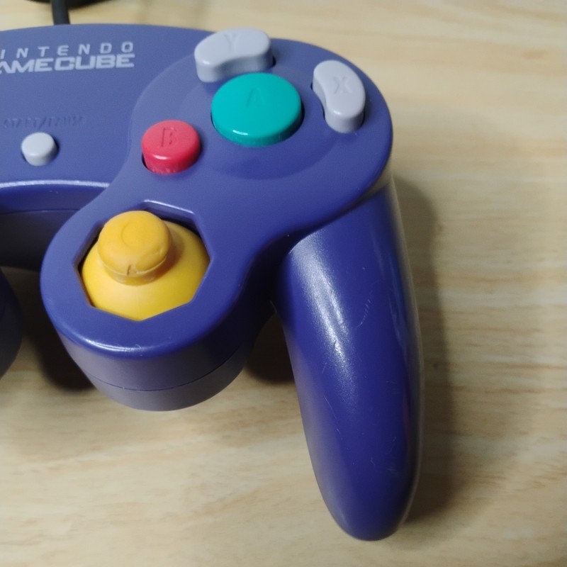 OEM Nintendo GameCube DOL-003 Wired Controller Indigo Tested WORKS FREE SHIPPING gallery