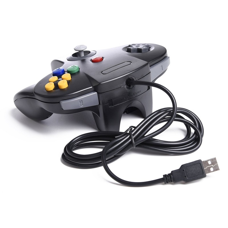 Classic N64 USB Controller, Retro N64 Remote Wired Joystick Gamepad Emulator... gallery
