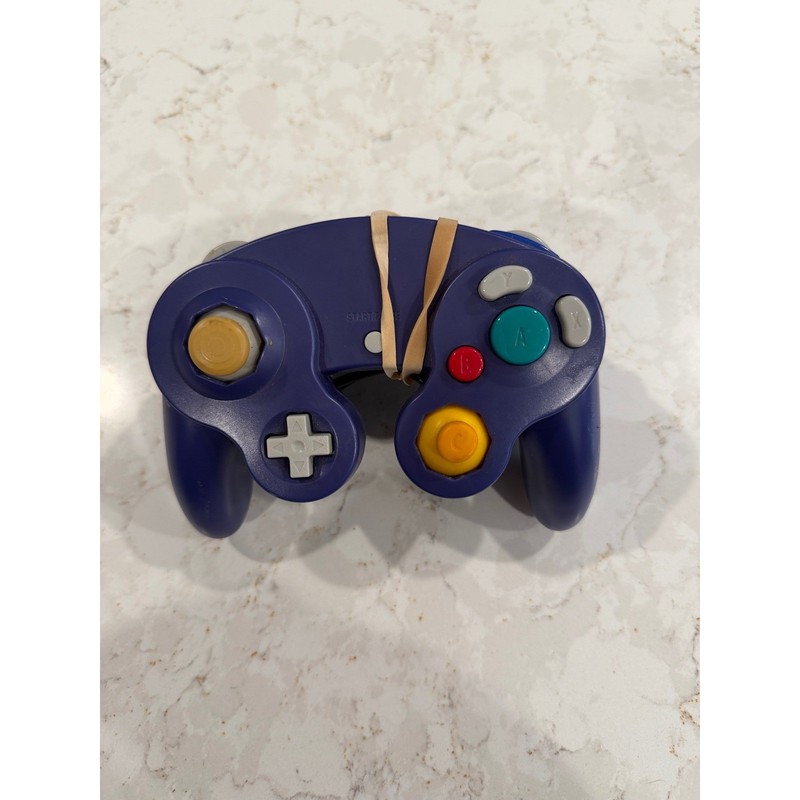 Indigo Nintendo GameCube Controller Wired Third Party Non-OEM Untested Purple