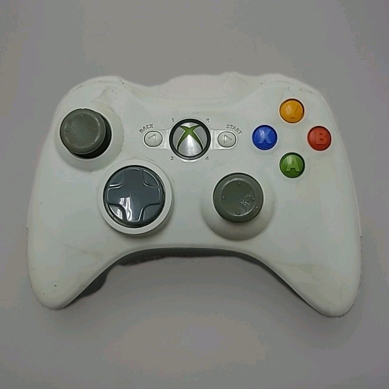 OEM Microsoft Xbox 360 Wireless Controller White Genuine Tested & Working