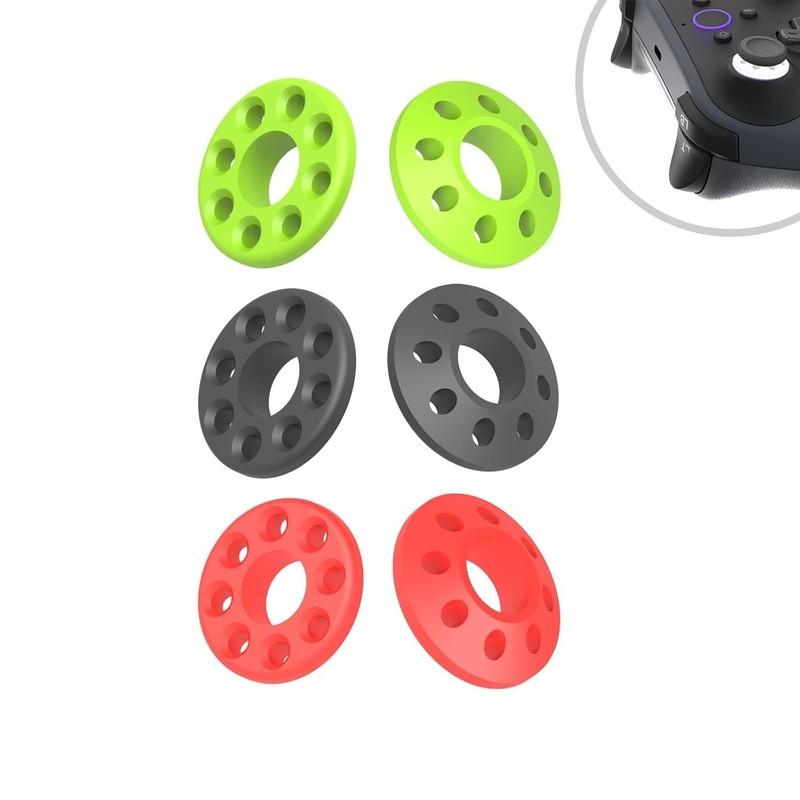 6PCS Silicone Aim Assist Rings for PS5 PS4 Xbox Series X S One Controller High Q