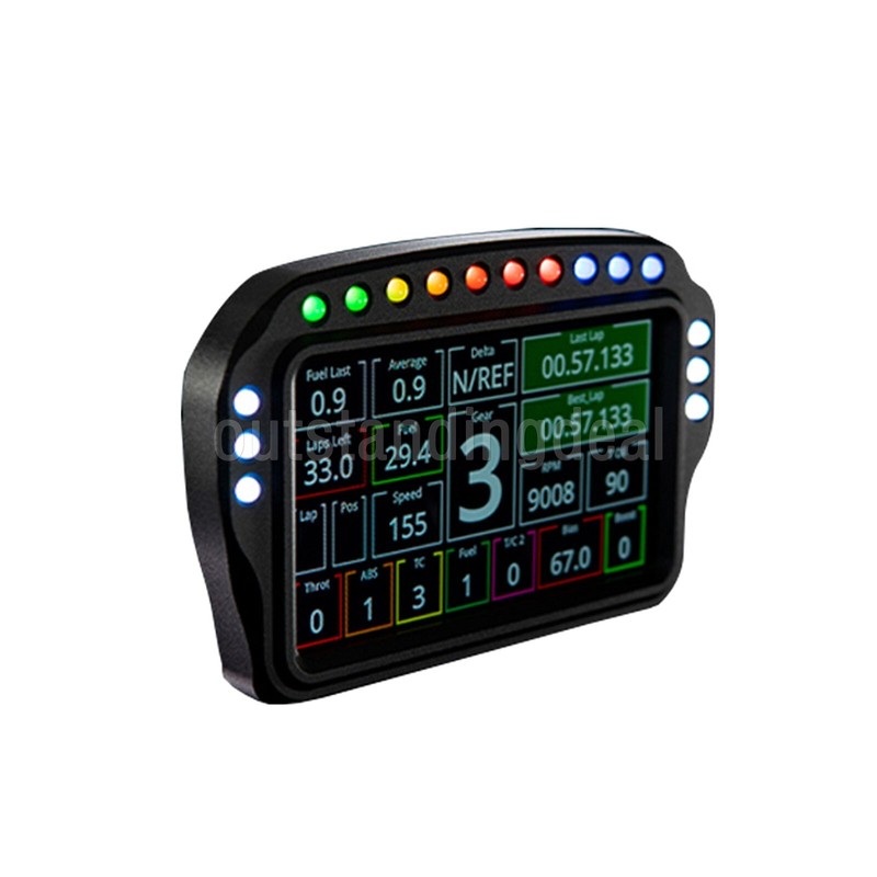 ODDOR 5" LCD SIM Racing Dashboard for FANATEC Simagic Direct Drive Wheel Bases- gallery