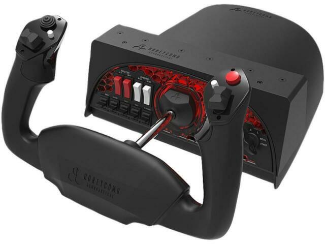 Honeycomb Alpha Flight Controls Yoke & Switch Panel