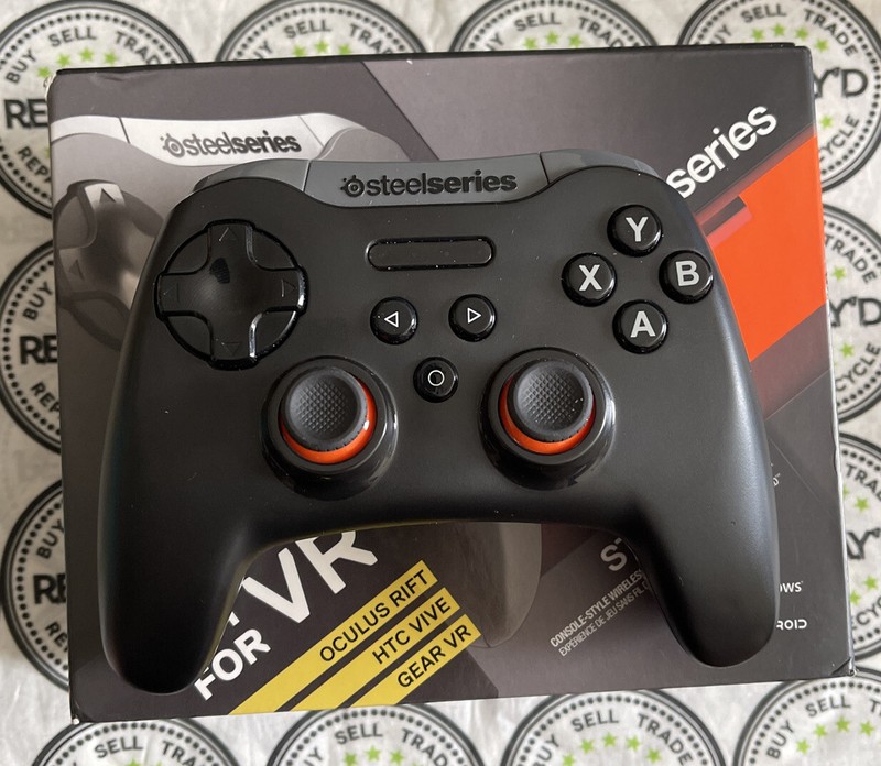 SteelSeries Stratus XL, Windows + Android, Samsung Gear VR, HTC Vive, and Oculus