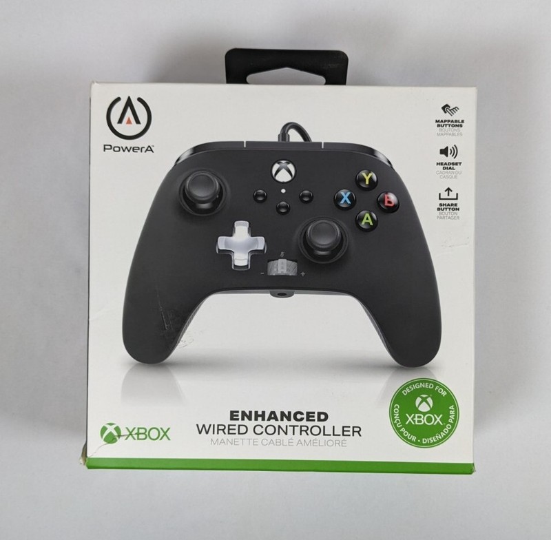 PowerA Enhanced Wired Controller for Xbox Series, X/S, Xbox One- Black