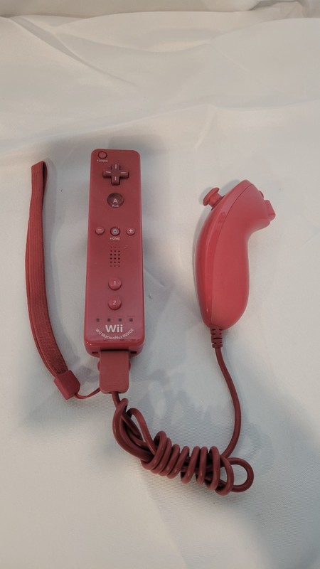 OEM Nintendo Wii MotionPlus Inside Red Wii Remote & Nunchuk Bundle Tested…