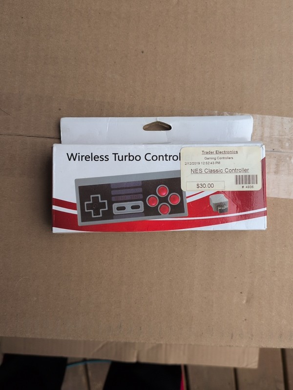 New NINTENDO 2.4GHz Wireless Turbo Controller Gamepad for NES Classic Edition