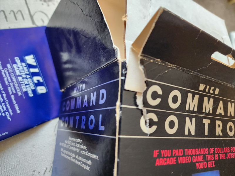 Wico Command control 3-way joystick Box, manual and accesories ONLY gallery