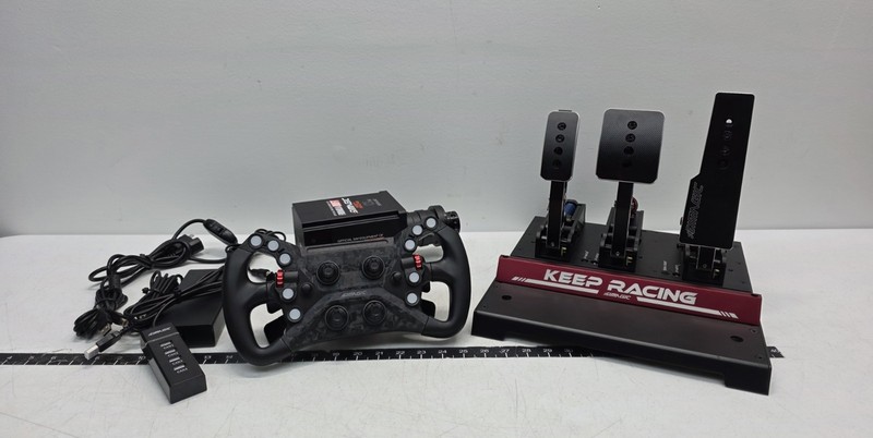 Simagic Alpha Mini Wheel Base + GT NEO Steering Wheel + P1000 Pedals