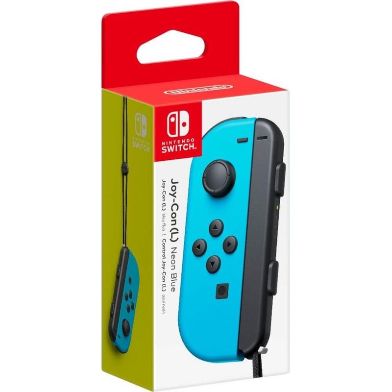 Nintendo Joy Con Left L Neon Blue Wireless Controller Switch