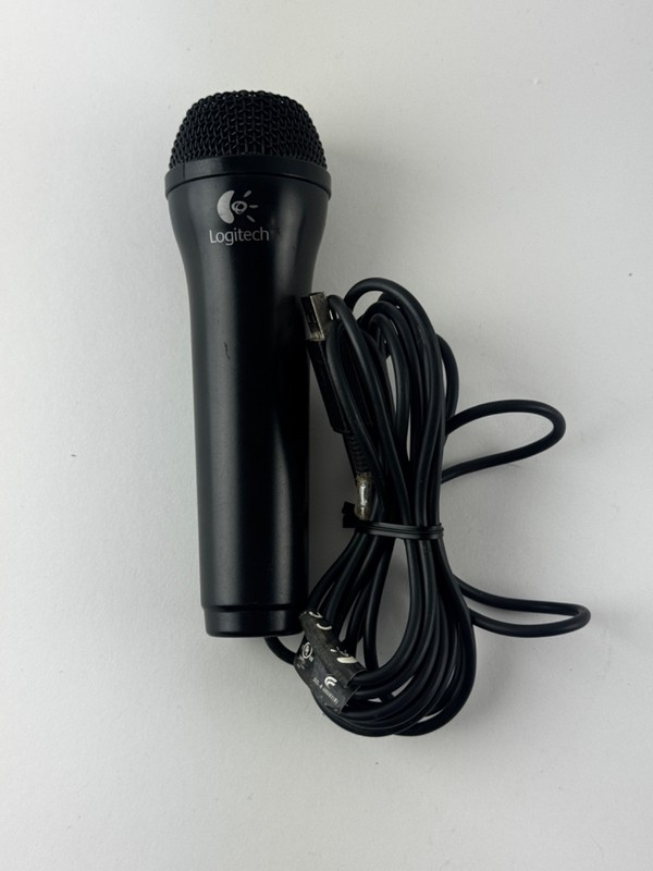 Logitech Black Microphone ICES-003 OEM USB Mic Playstation Wii Xbox