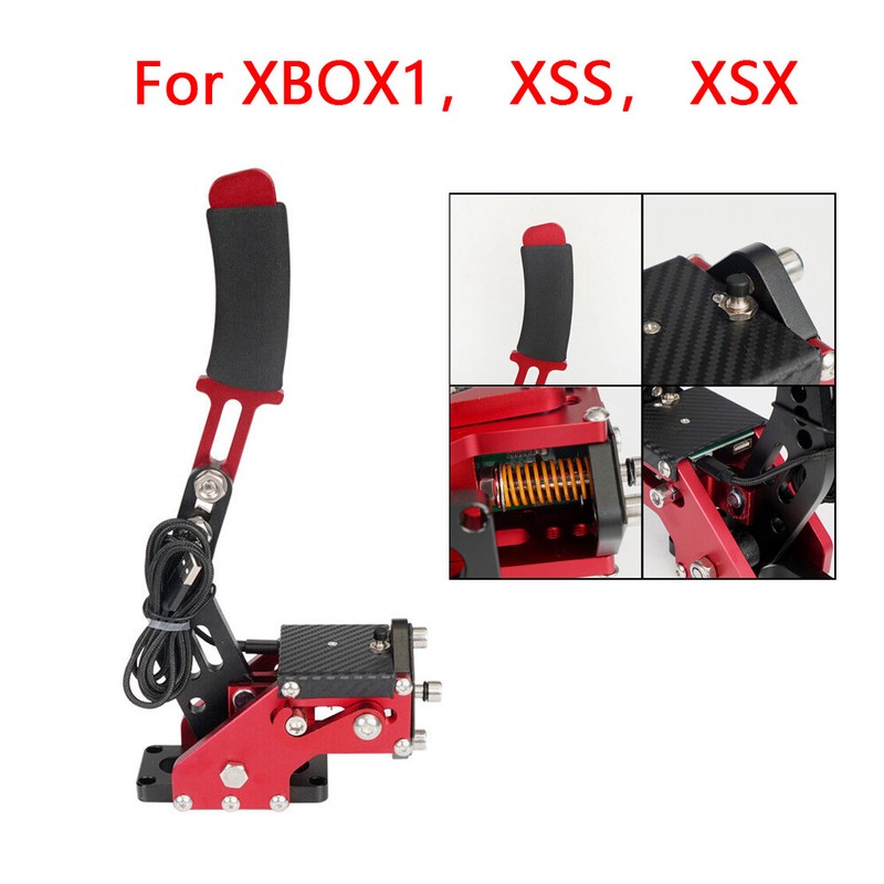Red Handbrake & Clamp Kit For X1 XSS XSX G920 PC-USB Racing Games Steering Wheel gallery