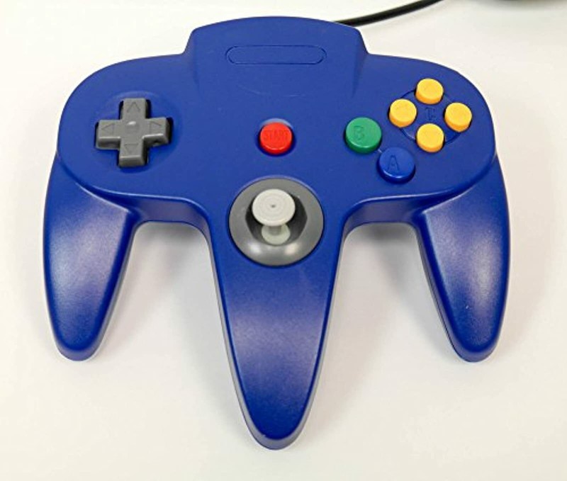 Nintendo N64 USB Controller Blue By Mars Devices