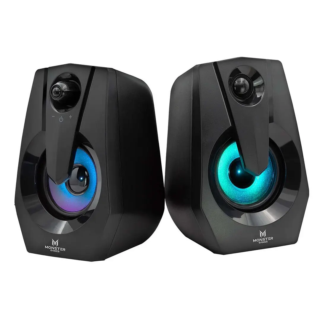 Parlante PC Gamer Monster Games Space Led