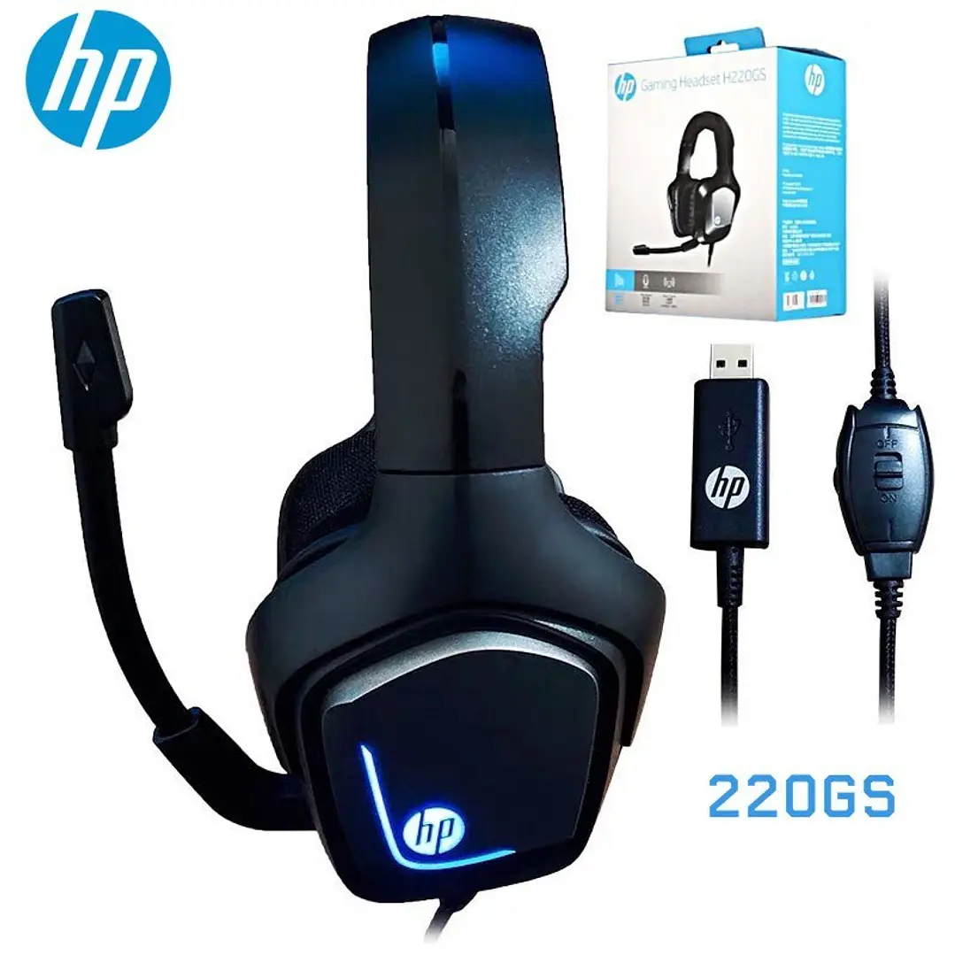 Audífonos Gamer Hp Audio Usb H220gs Sonido 7.1 - Imagen 2