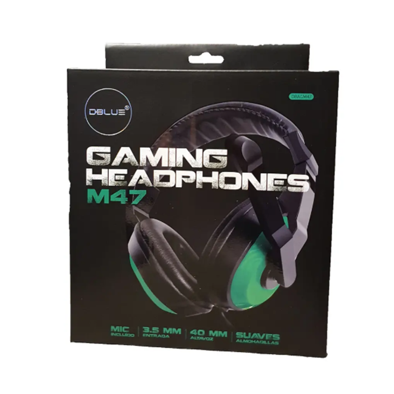Audifono Gamer Microfono DBLUE 47G Verde