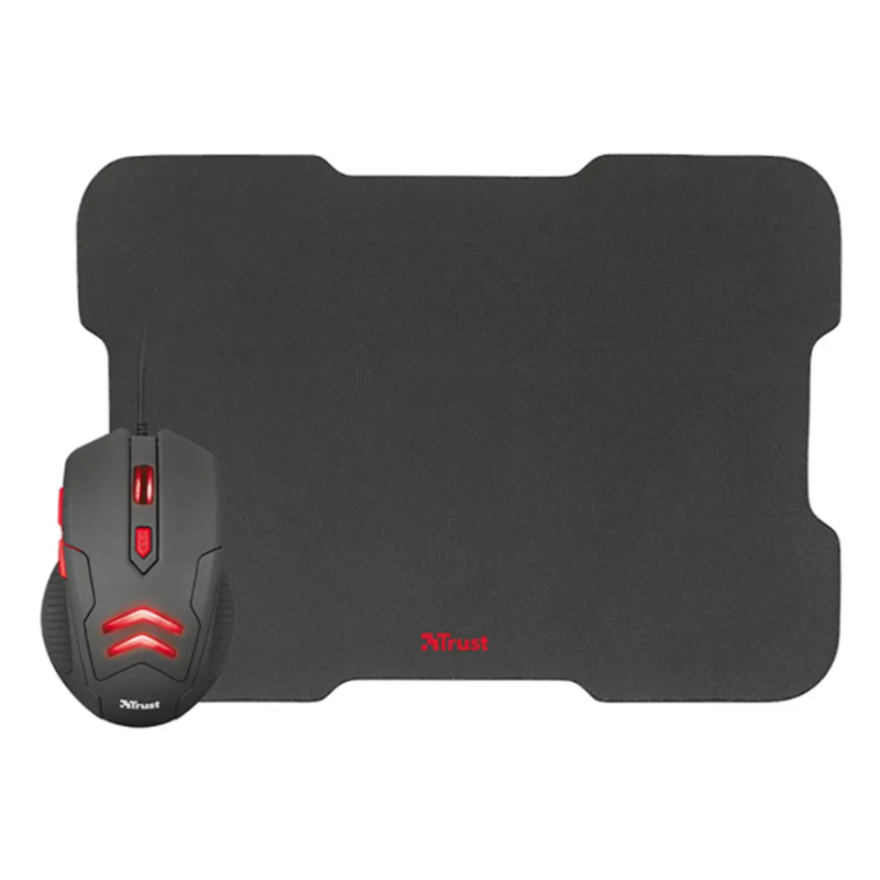 Kit Gamer Mouse + Mouse Pad Trust Ziva