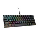 Teclado gamer Mecánico CUOSO CX23BK RGB 61 Teclas Negro