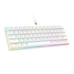 Teclado gamer Mecánico CUOSO CX23BK RGB 61 Teclas Blanco