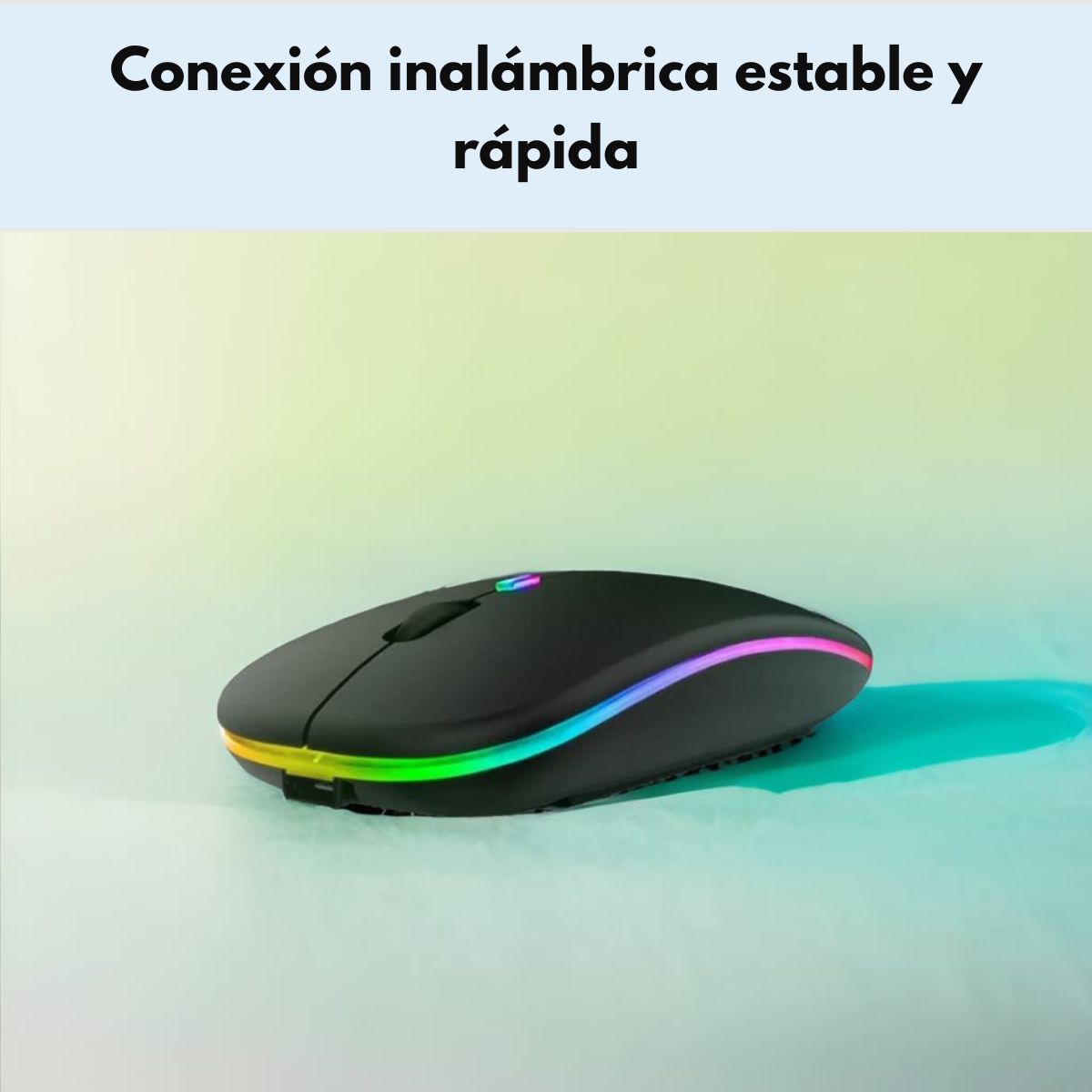 Mouse Inalámbrico COUSO WG899 RGB Recargable - Imagen 2