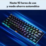 Teclado COUSO CX23 60% compacto vista superior
